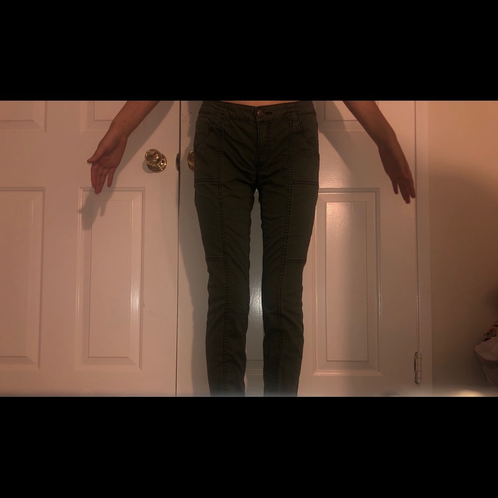 Army green pants